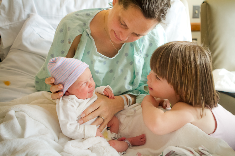 Baby in hospital