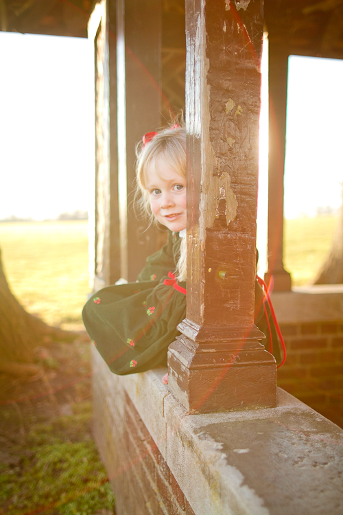 Girl at sunset